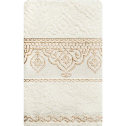 Toalha de Rosto Cavhome Barroca Jacquard 50x80 Perola