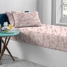 Jg de Cama 2 Pçs Solteiro Infantil Portallar Kids Play Malha - Arco-Íris Rosa