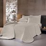 Kit Cobre-leito 3 Pçs Casal Buettner Reffinata Color Matelassê 200 Fios - Bege