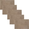 Kit 5 Toalha de Piso Cavhome Majestic Antiderrapante 50x75 - Caqui