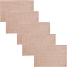 Kit 5 Toalha de Piso Cavhome Majestic Antiderrapante 50x75 - Rose