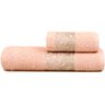 Jogo Toalha de Banho e Rosto Atlântica Bella - Veludo Rosa