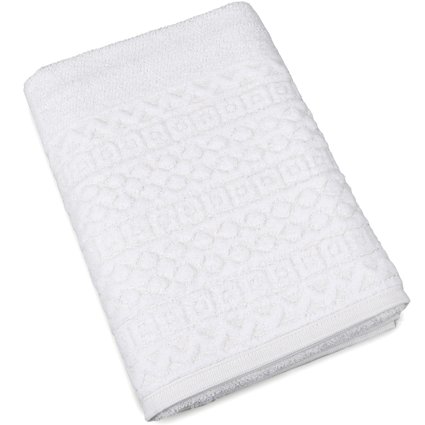 Toalha de Banho Atlântica Cosmopolitan 100% Algodão 70x135 - Branco