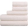 Kit 5 Toalhas de Banho Rosto e Piso Atlântica Nice - Branco